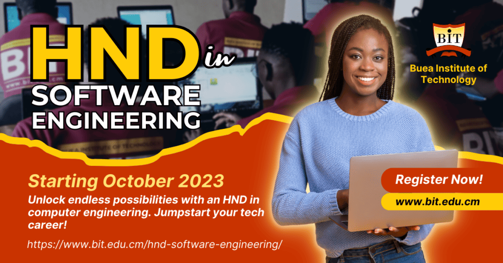 HND Software Engineering at Buea Institute of Technology